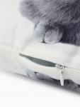 Подушка «Этель» Playful cat, 40?33 см, 100% п/э, велюр