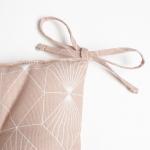 Подушка на стул Доляна Geometry, 42?42?7 см, 100% хлопок, 164 г/м?