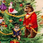 Набор новогодний столовый Этель "Noble Christmas" Скатерть новогодняя 150х110 +/-2см с ГМВО, салфетки 40х40см-4 штуки