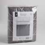 Покрывало "Этель" 1,5 сп Grey haze, 145х210±5 см, микрофибра