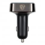 BY Зарядное устройство с подсветкой 12/24 В, 70 Вт QC, PD 2*Type-c/2*USB-A, алюминий, пластик