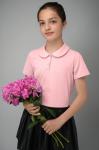 Блузка-поло с коротким рукавом для девочки Happyfox
