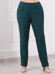 Брюки женские темно-зеленого цвета классические