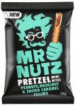 Соленые палочки MR NUTZ Pretzel Mini Bites с арахисом, фундуком и карамелью 120 гр