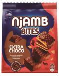 Мини-вафли в шоколаде Jaffa Bites Extra Choco с шоколадной начинкой 150 г