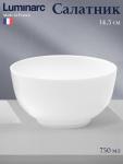Салатник Luminarc DIWALI, 750 мл, d=14.5 см, стеклокерамика, белый