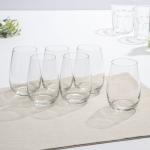 Высокие стаканы Luminarc HERMITAGE, 370 мл, набор 6 шт., стекло, прозрачные
