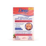 Флоресан DEEP DEPIL Восковые полоски для депиляции чувствительной кожи лица,20шт (Ф-432)