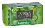 Мыло туалетное EVISSA ecopack, 5*55 гр. Огурец /20 Турция