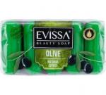 Мыло туалетное EVISSA ecopack, 5*55 гр. Оливка /20 Турция