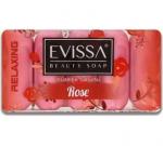 Мыло туалетное EVISSA ecopack, 5*55 гр. Роза /20 Турция