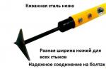 Скребок для брусчатки Торнадика TOR-TRIKNF1400, металл. рукоятка