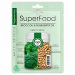 Superfood Маска для лица тканевая Брокколи и Масло подсолнуха 25г