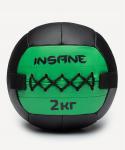 Медбол Insane IN24-WB100, 2 кг, зеленый