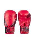 Перчатки боксерские Insane ODIN, ПУ, красный, 8 oz