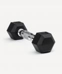 Гантель гексагональная Starfit DB-301 1 кг, обрезиненная, черный