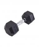 Гантель гексагональная Starfit DB-301 9 кг, обрезиненная, черный