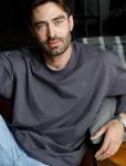 Джемпер из тонкого премиального футера с эластаном