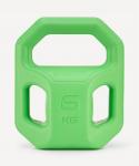 Гиря пластиковая Starfit DB-505, 6 кг, зеленый