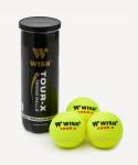 Мяч для большого тенниса WISH TOUR-X 830, желто-зеленый, 3 шт