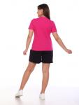 1012.1 Костюм женский с шортами (Фуксия-черный)