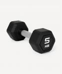 Гантель гексагональная Starfit DB-301PRO 5 кг, обрезиненная, черный