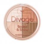 DIVAGE Палетка для лица Скульптурирующая Sculpt & Shine