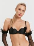 Бюстгальтер T-shirt Demi с перчатками жен. Valensia черный