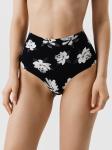 Трусы жен. с высокой талией Tess черный принт
