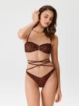Бюстгальтер купальный жен.Bralette Rossana черный принт