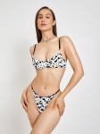 Бюстгальтер T-Shirt Demi жен. Cruella белый принт