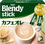 AGF Blendy Stick Кофе растворимый с молоком и сахаром в стиках, 8.8 гр * 27 шт