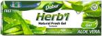 DABUR Toothpaste Dabur Herb'l Aloe Vera Зубная паста с экстрактом алое  с зубной щеткой 150г