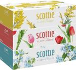 Crecia Салфетки бумажные Scottie Flower Box двухслойные особо нежные, 250 шт. x 3 упаковки