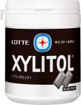LOTTE Жевательная резинка XYLITOL Чёрная мята 133 гр. банка
