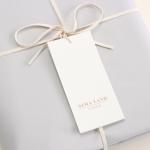 Простыня 1.5 спальная SL Home Percale 300ТС, 160?235 см, серая, хлопок 100%