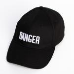 Кепка DANGER, чёрная, р-р 56