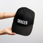 Кепка DANGER, чёрная, р-р 56