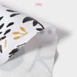 Скатерть на стол Доляна «Лимоны», 137?180 см, белая