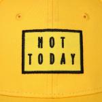 Кепка NOT TODAY, жёлтая, р-р 56