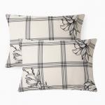 *Комплект наволочек «Этель» Ink flowers, 50?70 см, 2 шт., бязь, хлопок 100%