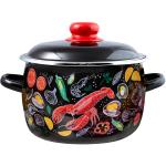 Кастрюля эмалированная 5,5л Лобстер Appetite 1RC221M