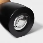 Мельница для специй Magistro Ollander, 13.5 см, чёрная