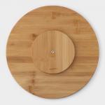 Блюдо для подачи вращающееся Доляна «Striata», d=28 см, бамбук