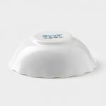 Тарелка глубокая Avvir «Юкка», 600 мл, d=18 см, стеклокерамика, белая