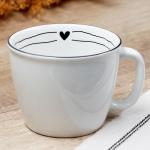 Кружка керамическая «С любовью», 400 мл, Dolce Ceramo