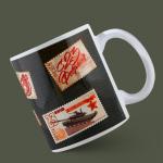 Кружка керамическая «23 февраля», 320 мл, белая