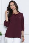Блузка луина (бордо) р