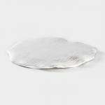 Блюдо для фруктов Доляна «Кувшинка», 30?30 см, белое