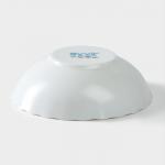 Тарелка глубокая Avvir «Лист папоротника», 600 мл, d=17.5 см, стеклокерамика, белая